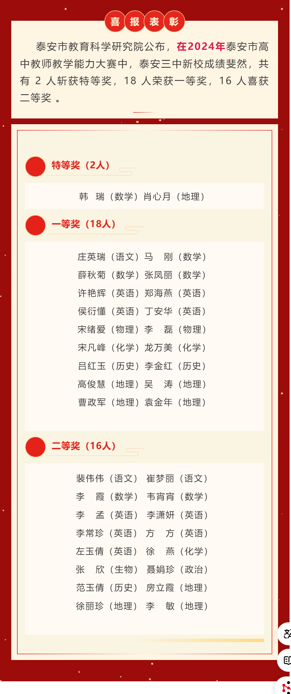 喜报_新校在2024年泰安市高中教师教学能力大赛中喜获佳绩3.18.png